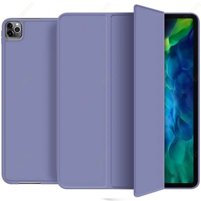 Funda Per Ipad Pro Custodia Da 12.9 Pollici Con Portamatite 2022/2021/2020 Custodia Morbida A Tre Ante Per Ipad Pro 12.9 "6Th/5Th/4Th Gen