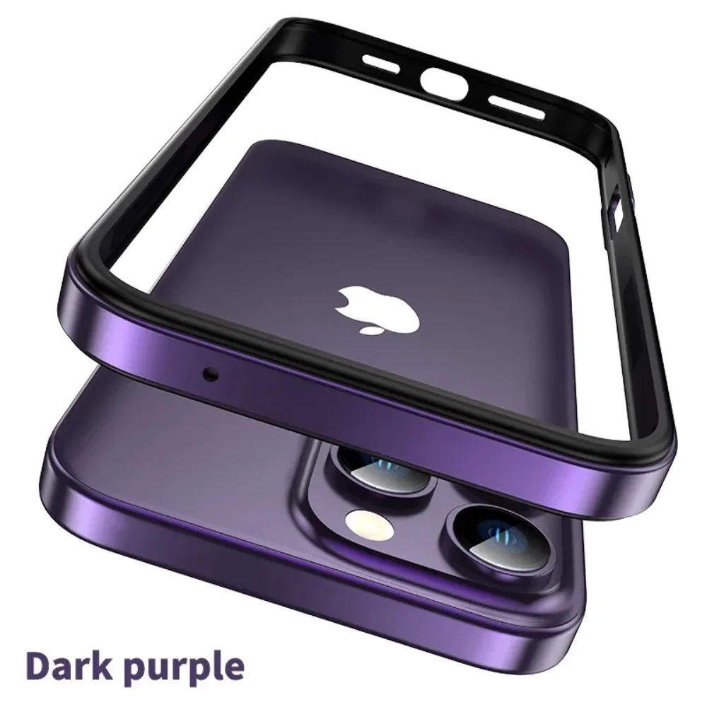 Titanium Shockproof Business Phone Case with Bare Grip Design