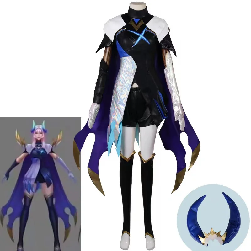 Gioco Lol 2023 World Champion Drx Icey Costume Cosplay Uniforme Sexy Per Le Donne Abiti Da Festa Di Halloween
