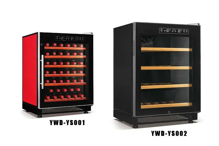 Home Wine Cooler Cellar Stainless Steel Restaurant Commercial Refrigerator Bar Drink Fridge Glass Door Under Counter