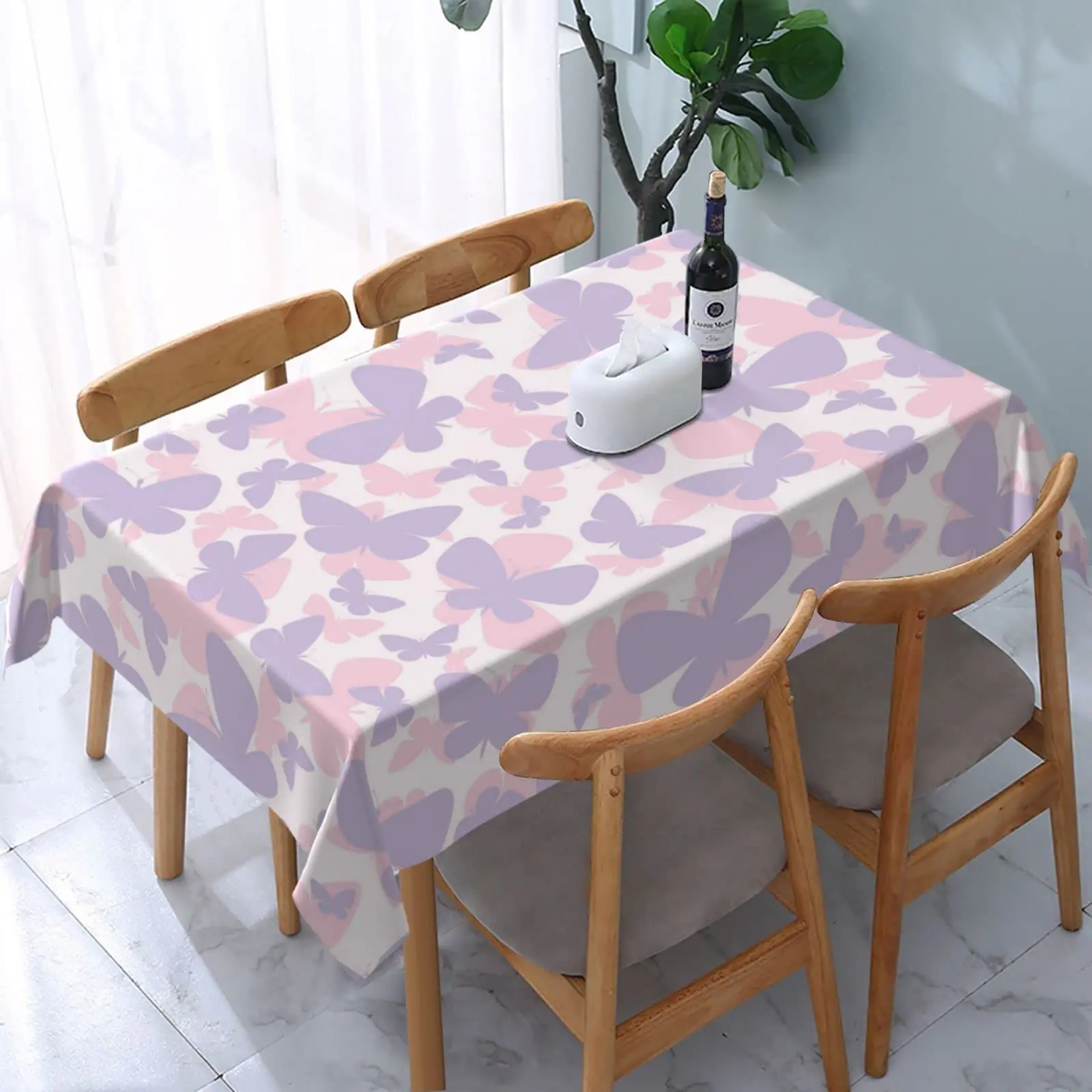 

AFHYZY Table Cloth Rectangle Table Waterproof Tablecloth Picnic Table Cover 54x 72 Inch Washable Camping Tablecloth Polyester