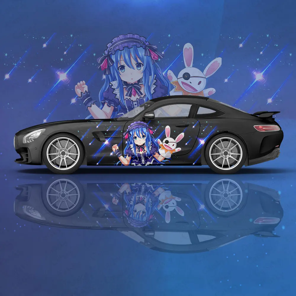 

Yoshino Date A Live anime decals Auto paint Packaging decals GM decals fit most auto decals DIY auto custom anime decals