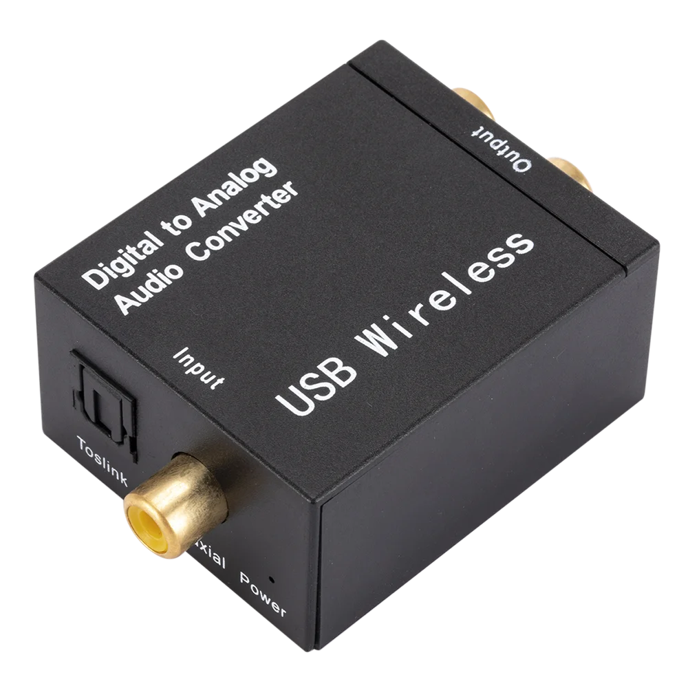 Audio Converter Adapter Audio Converter Amplifier Audio Decoder Audio Converter Headphone Audio Decoder Digital to Analog Audio Converter BT Optical Fiber Toslink Coaxial Signal to RCA R/L Audio Decoder SPDIF for ATV DAC Amplifier