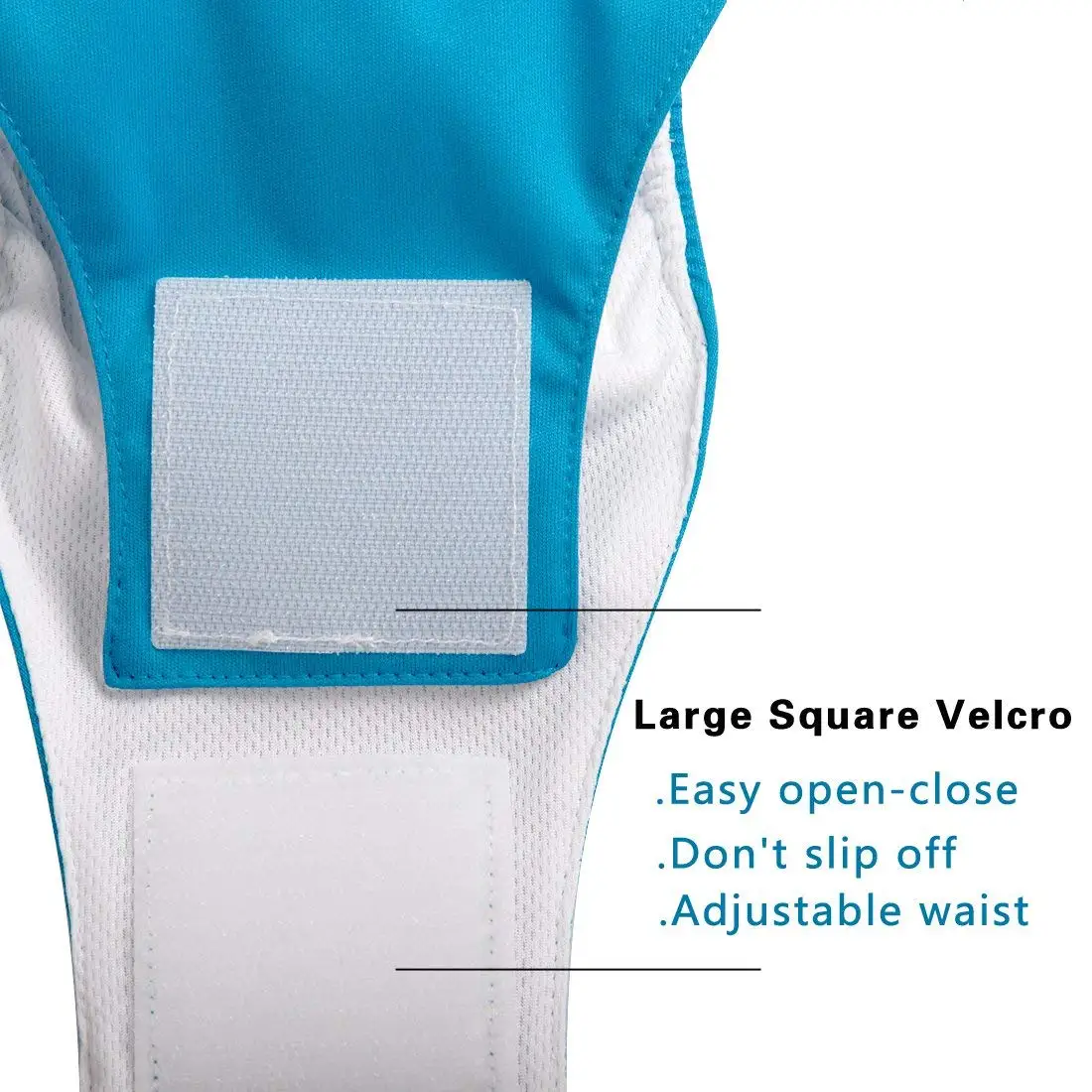 Male Dog Diapers (3 Pack) High Absorbing Dog Belly Bands for Male Dogs Washable Reusable Wraps