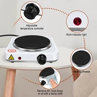 Cuisinière électrique à 5 vitesses 1000W, plaque chauffante, brûleur en fer, cuiseur de cuisine domestique, chauffe-café, appareils ménagers 2