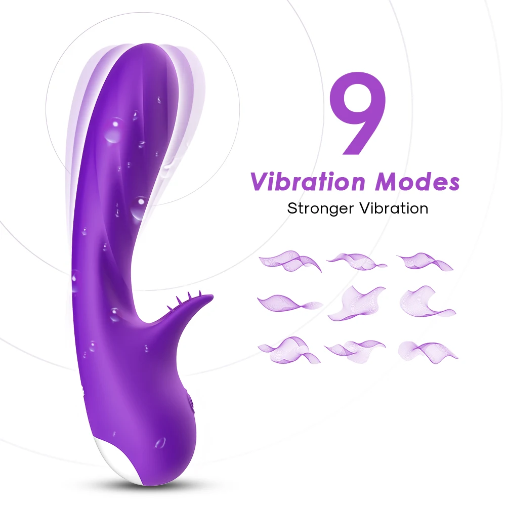 Vibrateur lapin réaliste avec double stimulation_voghion.com