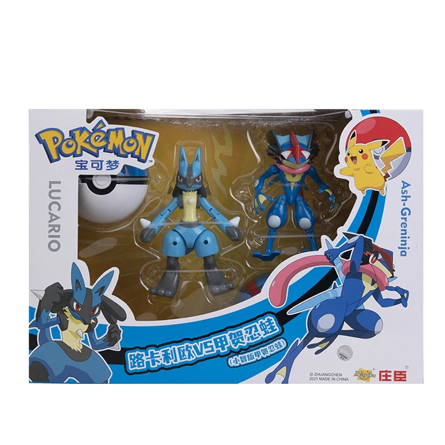 Genuine Pokemon Box Set Pocket Monster Pokeball Deformation Toys Pikachu Venusaur Charizard Gyarados Mewtwo Anime Figure Model Greninja Lucario Box