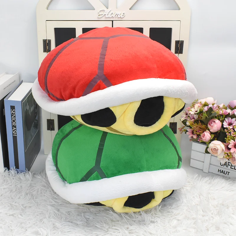 Super Mario Luigi Bros pluszowa zabawka zielona Yoshi postać z Anime pluszowa miękka lalka Koopa Troopa skorupa żółwia Halloween na imprezę Cosplay