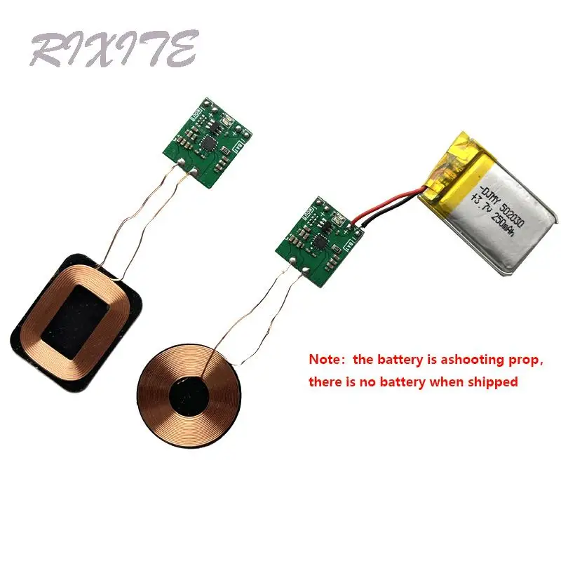 5W Wireless Charger Receiver Module PCBA Circuit Coil Board Lithium
