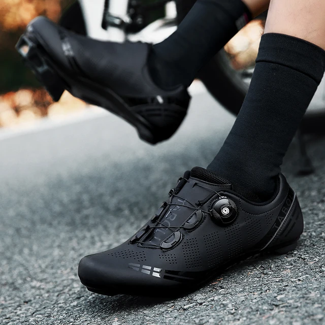 LiXingMing Cycling Shoes Road Bike Men Racing Contest Self-Locking Speed Bicycle Sneakers Women Spd Cleats Cycling Footwear 5