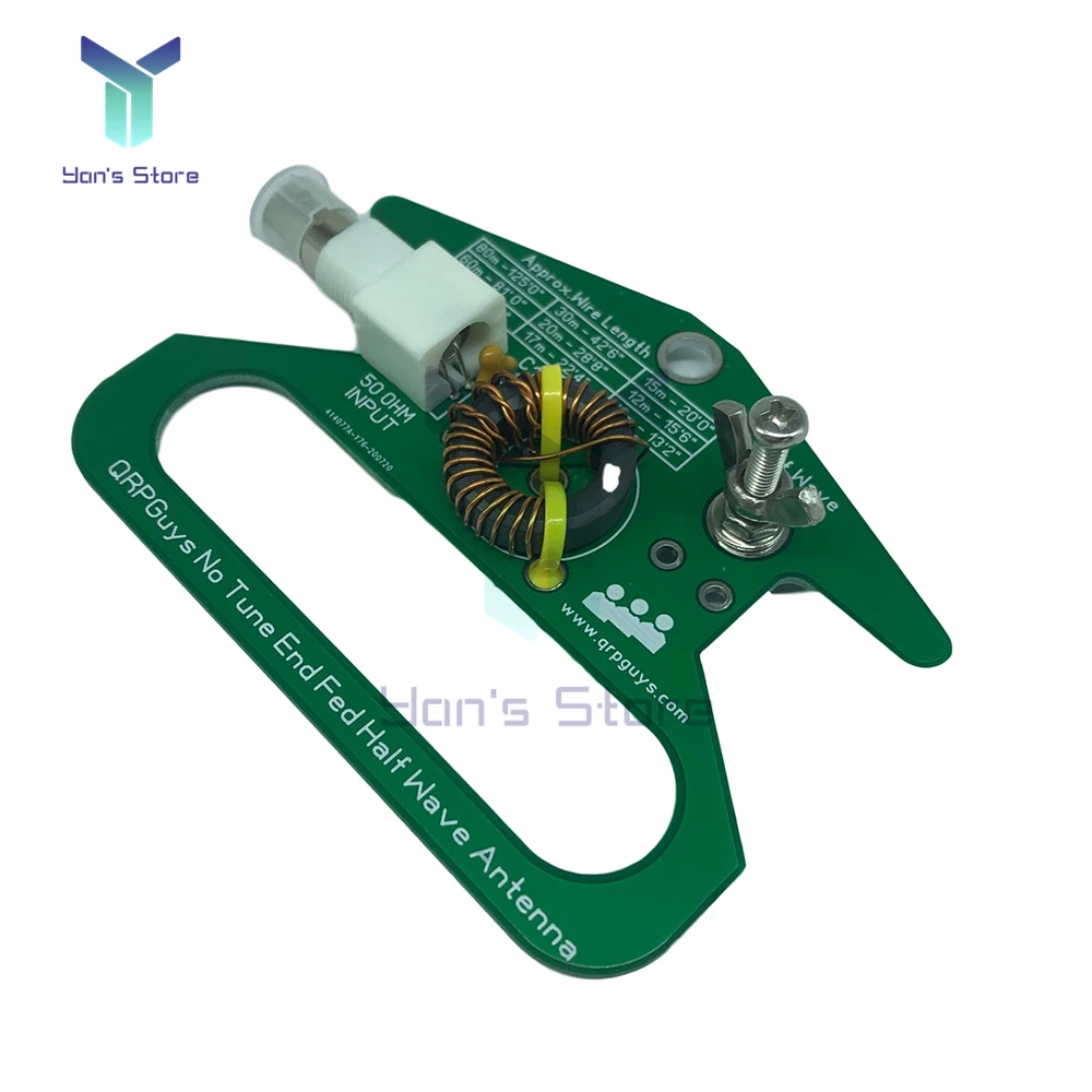 QRPGuys Kit Fai-da-te Antenna Portatile End-fed a Mezza Onda Senza Sintonizzazione, Antenna Lineare End-fed a Mezza Onda Monobanda 80m-10m, Impedenza 50 Ohm - immagine 2