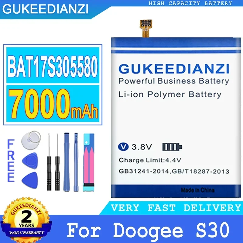 

Запасной аккумулятор для смартфонов Doogee S30 S 30, 7000 мАч