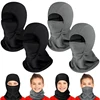 Winter Fleece Kids Balaclava Hat Outdoor Warm Full Face Mask Cover Cycling Ski Beanies Cold-Proof Ear Protection Caps 1