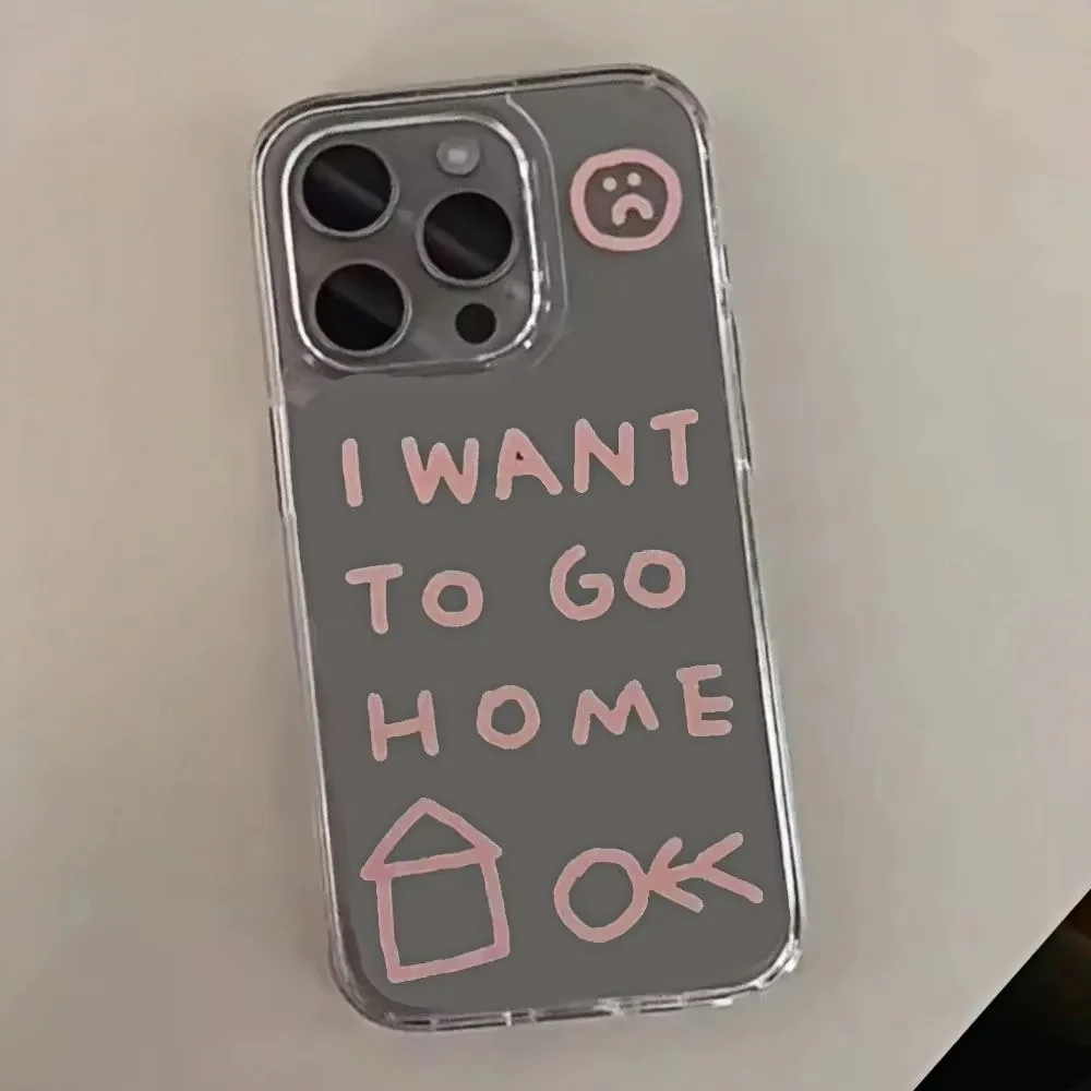 I Want To Go Home Transparent Phone Case - Friends Theme