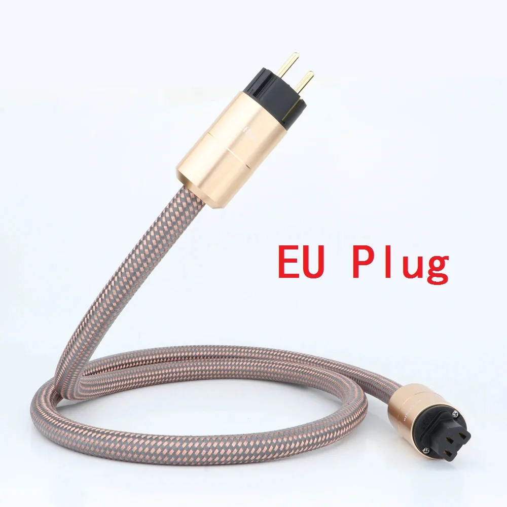Cable de alimentación de alta gama Schuko Accuphase, amplificador de CD, HIFI, CA, enchufe de la UE