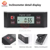 High-precision LCD Magnetic Digital Protractor Inclinometer Level Box Waterproof Angle Meter Finder Angle Finder Meter Bevel Box 3