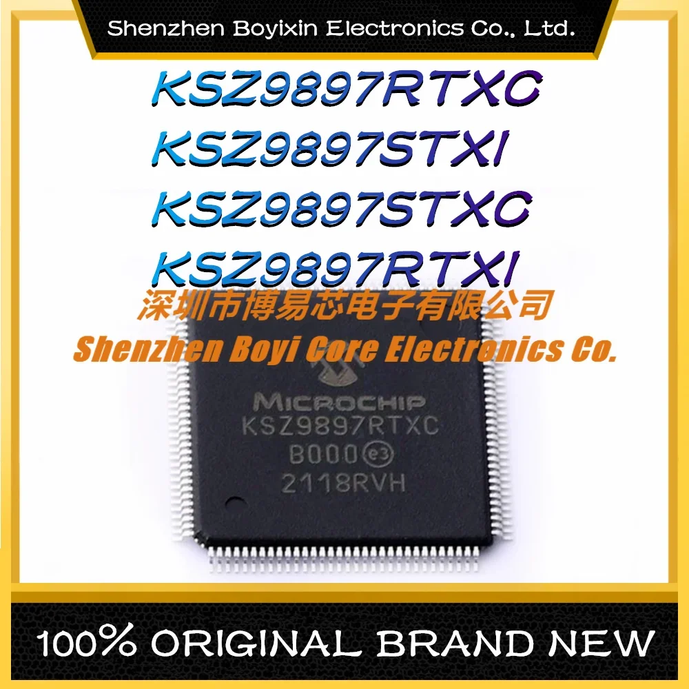 KSZ9897RTXC KSZ9897STXI KSZ9897STXC KSZ9897RTXI New Original Genuine Ethernet IC Chip original genuine tja1100hnz new transceiver interface chip mii rmii ethernet chip package hvqfn 36 ep 6x6