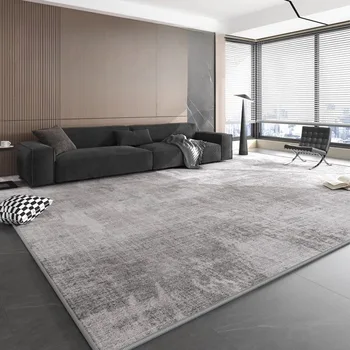 Soggiorno Tappeto Luce di Lusso Grigio Lavabile Nordic Camera Da Letto Comodino Zerbino Minimalista Guardaroba Tavolino Tappeti Nuoв Gub Tapis  1