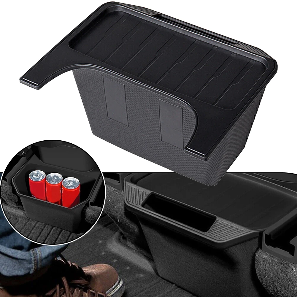 

Car Rear Seat Storage Box Center Console Organizer Tray For Tesla Model Y 2021 2022 Replacement Car Part