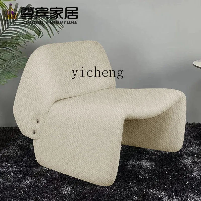

ZK Fabric Hippo Chair Small Apartment Internet Celebrity Shaped Living Room Leisure Single-Seat Sofa Chair