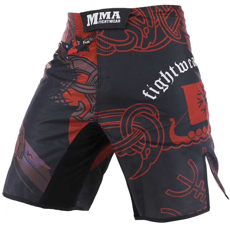 Breathable Fitness Training Shorts for Men, Muay Thai Shorts, Boxing Pants, Kickboxing, Sanda Boxing, Quick Dry