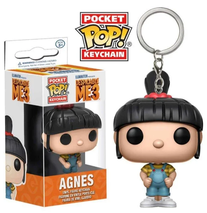 thumbnail image 5 of Funko Pop Despicable Minions Me CARL Pajama Bob Agnes Pocket Pop Llavero the Rise of GRV Figura de vinilo Juguetes, 5 of 5