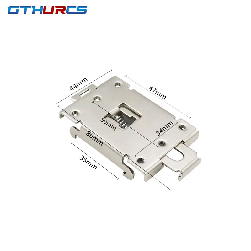 Single phase SSR 35MM DIN rail fixed solid state relay clip clamp 1pcs Mounting Fixed Buckle Snap