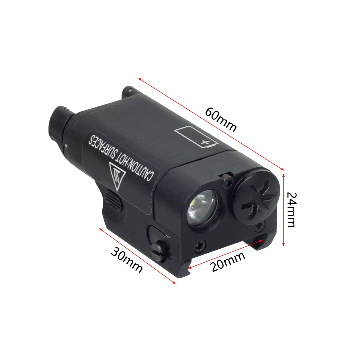 Description Picture 6 of itemTactical SF XC1 XC2 LED Flashlight Metal Pistol Gun Mini Scout Torch Glock 17 19 Airsoft Weapon Lights Hunting Lanterna 20mm