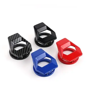 Car Engine Button Cover Start Stop Switch Cover Ignition Protection Decorative Push Button Cover Car Interior Accessories 1