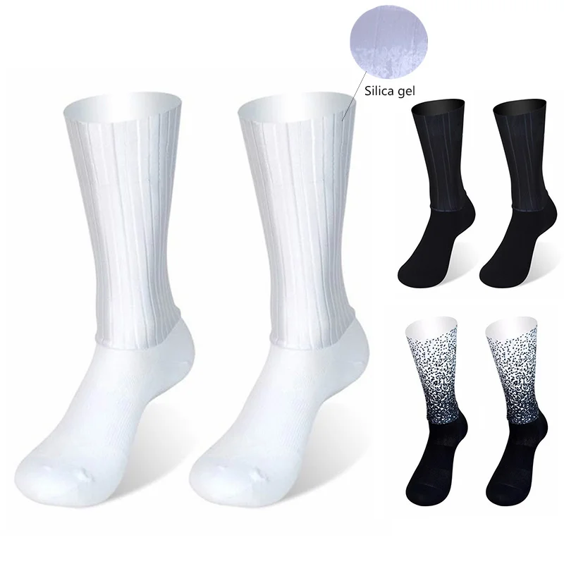 

Cycling Bike Team Socks New Aero Silica Gel Non-slip Summer Breathable Pro Racing Sports Socks Men Women Calcetines Ciclismo