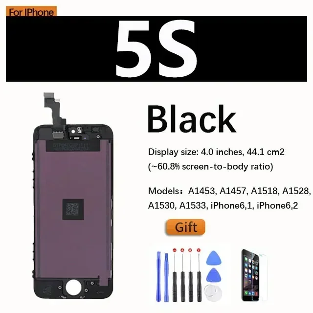 Per iPhone 5S Nero
