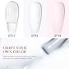 MEET ACROSS 7ml Milk White Pink Quick Extension Nail Gel Polish 3 In 1 Semi Permanent Soak Off UV Gel Varnish Nail Art Manicure 5