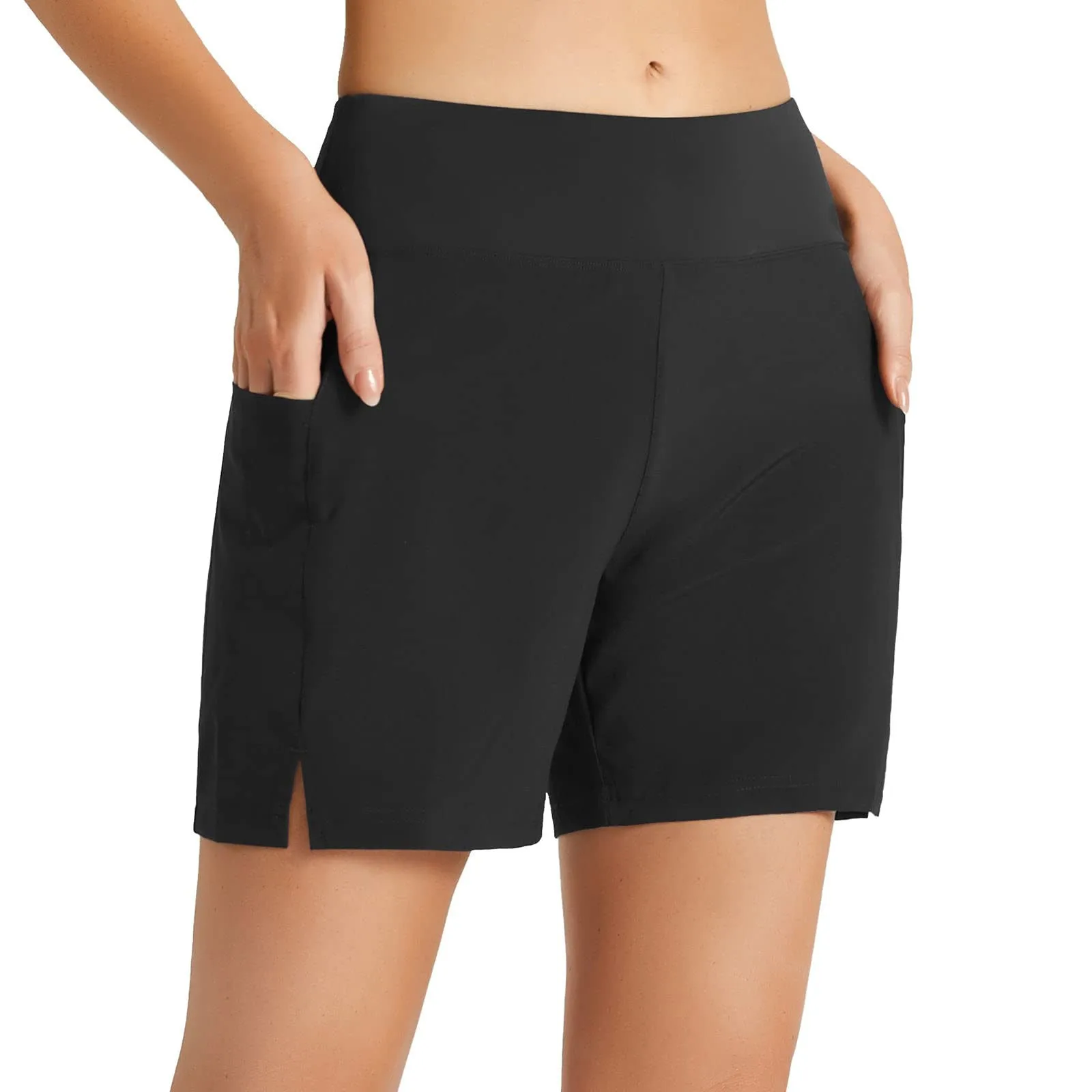 

Women Suit Shorts Waisted Swim Drawstring Bottoms Swimsuit High Boy Shorts Beachwear Hawaii Mini Extreme Bikini Female Monokini