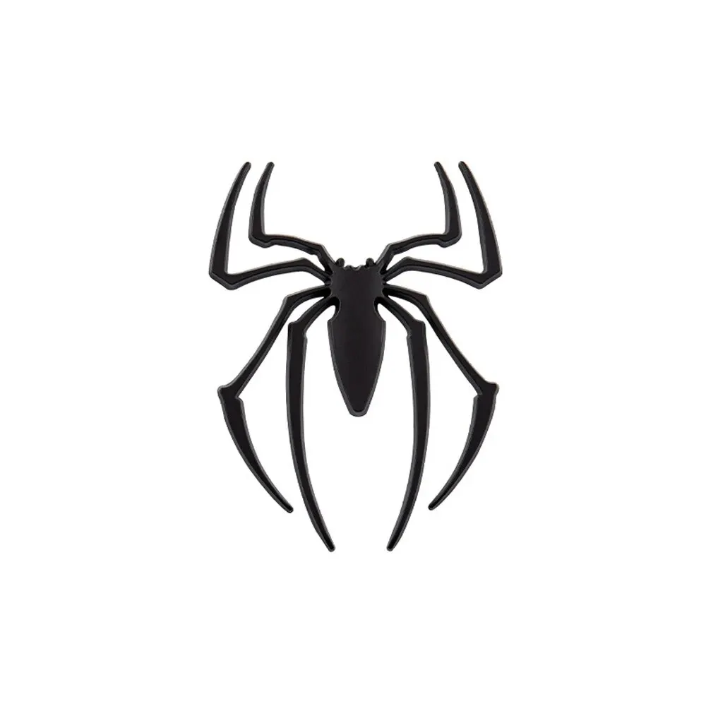 3D Metal Spider Car Logo Chrome Badge - Stylish Auto Exterior Decoration