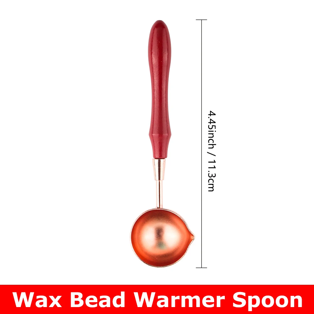 

2024 New Metal Wax Melting Spoon for DIY Wax Sealing Stamps Gift Card Envelopes Making Lacquer Spoon Seal Stamp Craft Tool