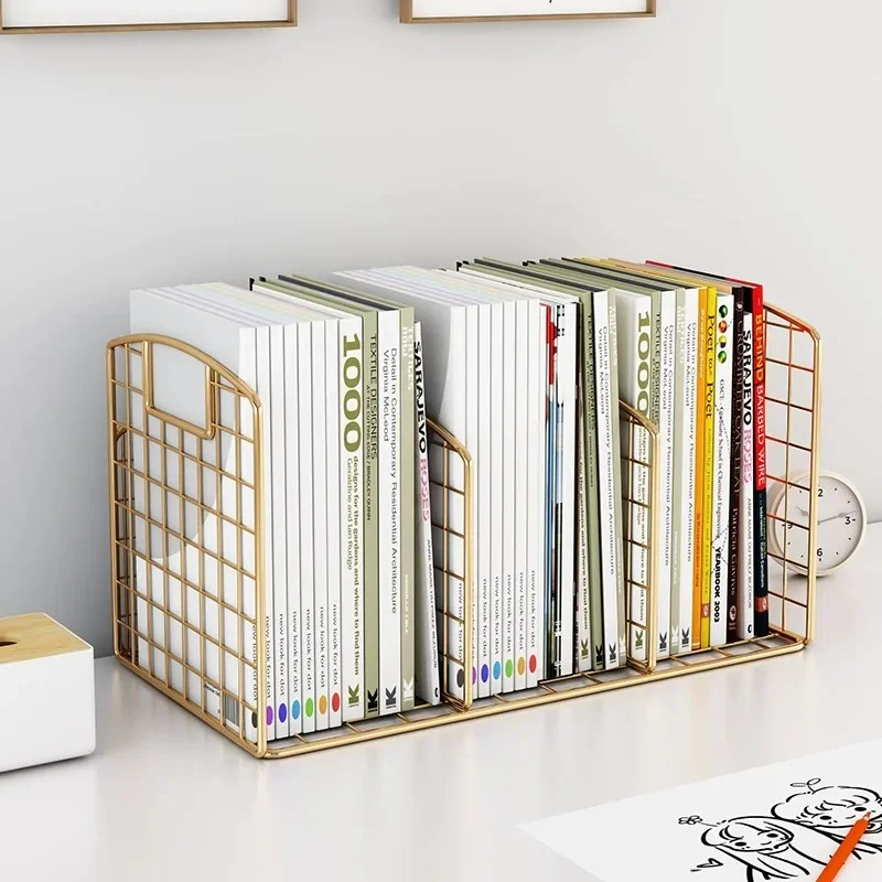Storage Organizer Magazine Racks Display Corner Modern Desktop Bookcase Bedside Small Libreria Scaffale Minimalist Furniture book stand