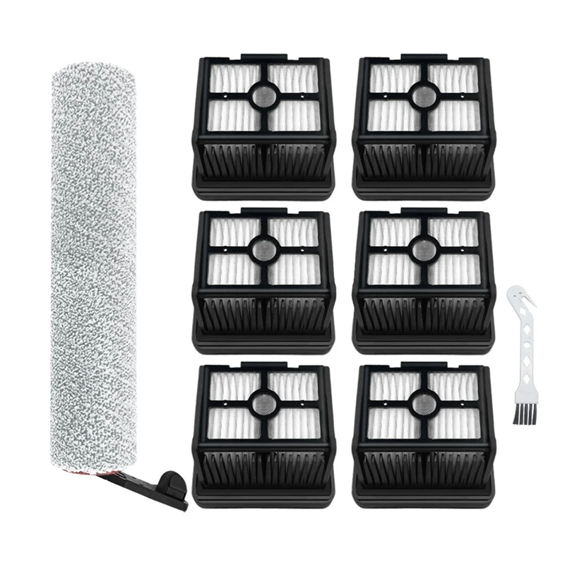 Compatibile Per Dreame H12 Dual Vacuum Cleaner Soft Roller Brush Accessorio Filtro Hepa