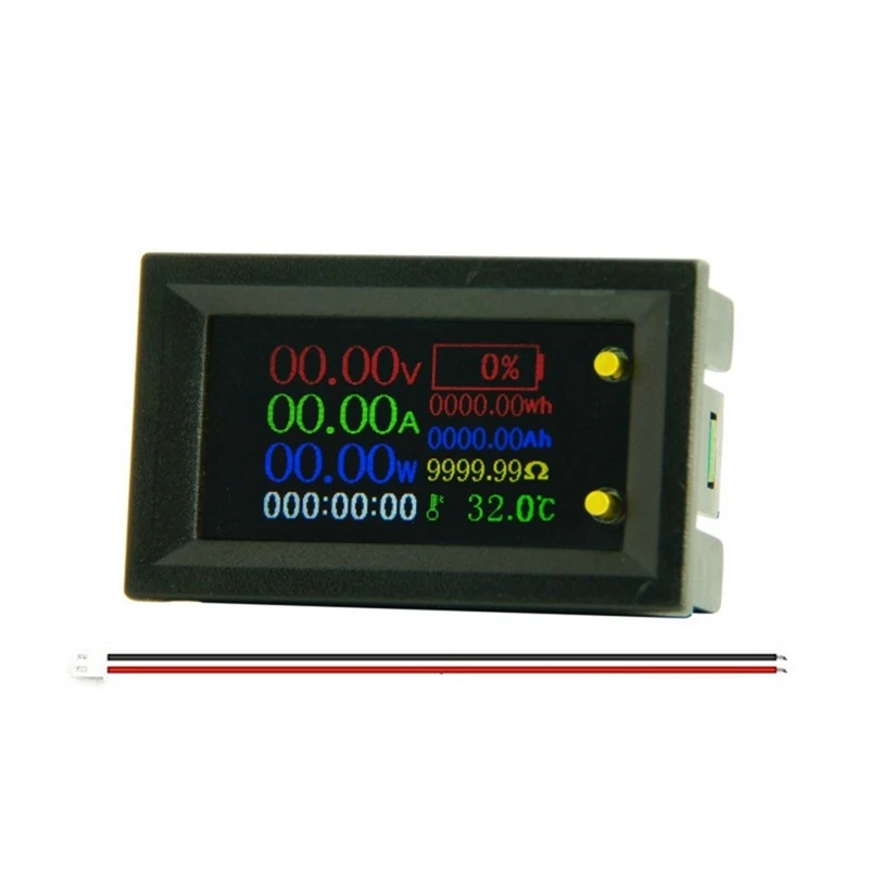 

20A 9 In 1 IPS LCD Voltage Current Power Energy Voltmeter Ammeter Multifunction Tester Battery Electricity Test Meter