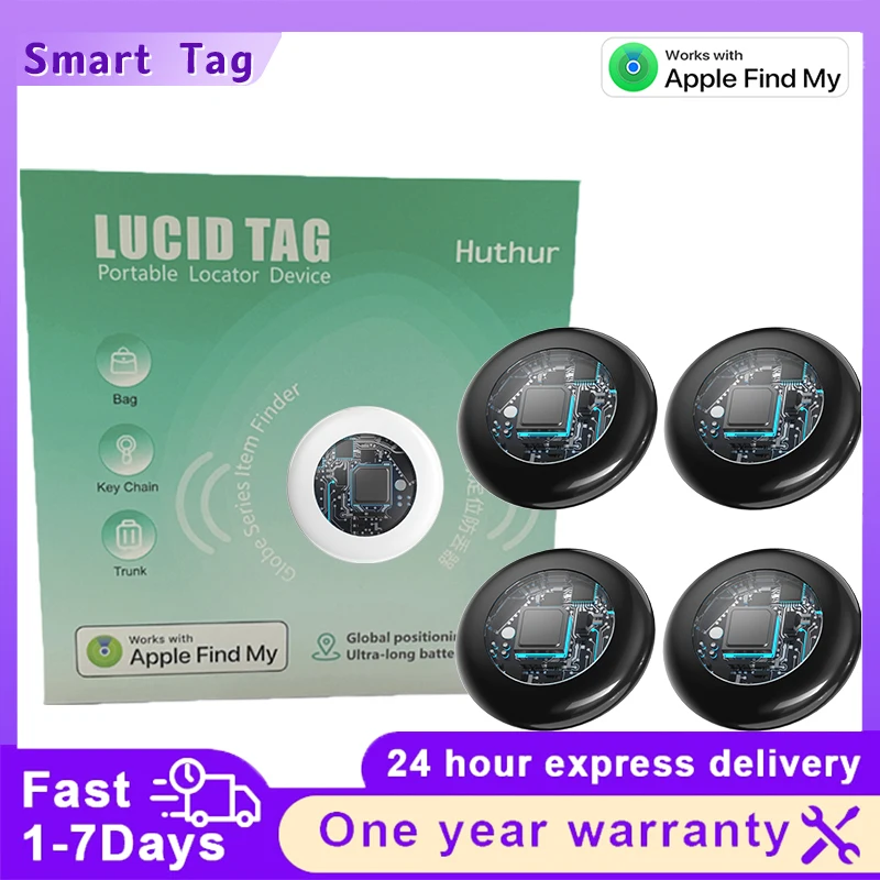 GPS Locator For Apple Find My GPS Locator AirTag Anti Lost Alarm Wallet Keychain Bluetooth Tracker Keychain Dog Pet Child Tracker Key Finder