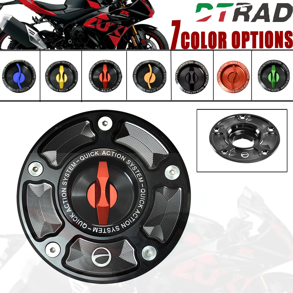 

For SUZUKI GSX-S 750 15-20/GSX-R 1000 03-21 Motorcycle Fairing Modification Accessories CNC Aluminum Alloy Fuel Tank Cap