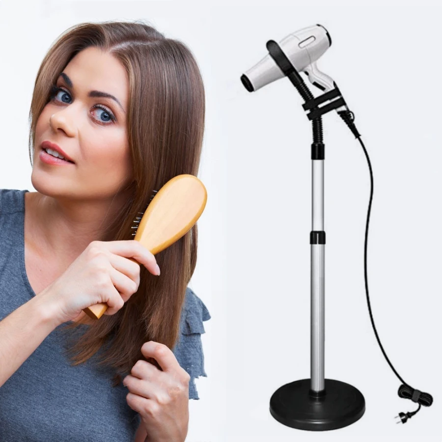Hair Dryer Stand, 360 Degree Rotating Lazy Hair Dryer Stand Hand