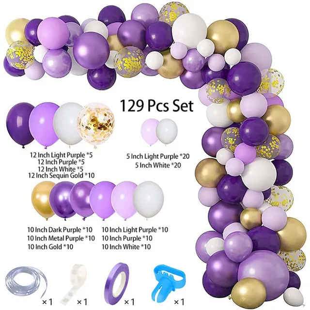  PartyWoo Purple Balloons, 70 Pcs 12 Inch Pastel Purple  Balloons, Lilac Balloons, Violet Balloons, Purple Metallic Balloons for  Purple Party Decorations, Purple Birthday Decorations, Purple Baby Shower :  Home & Kitchen