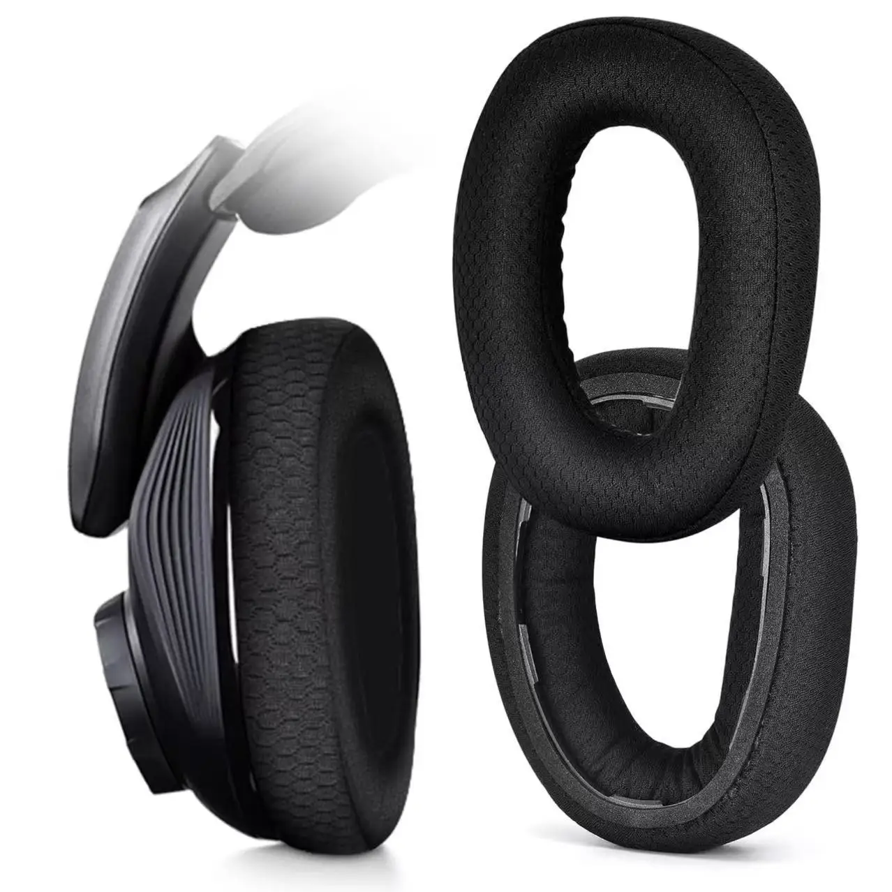 Deluxe Replacement Ear Pads for Headworn Gaming Headphones - Premium Sponge Covers and Earmuffs Accessories