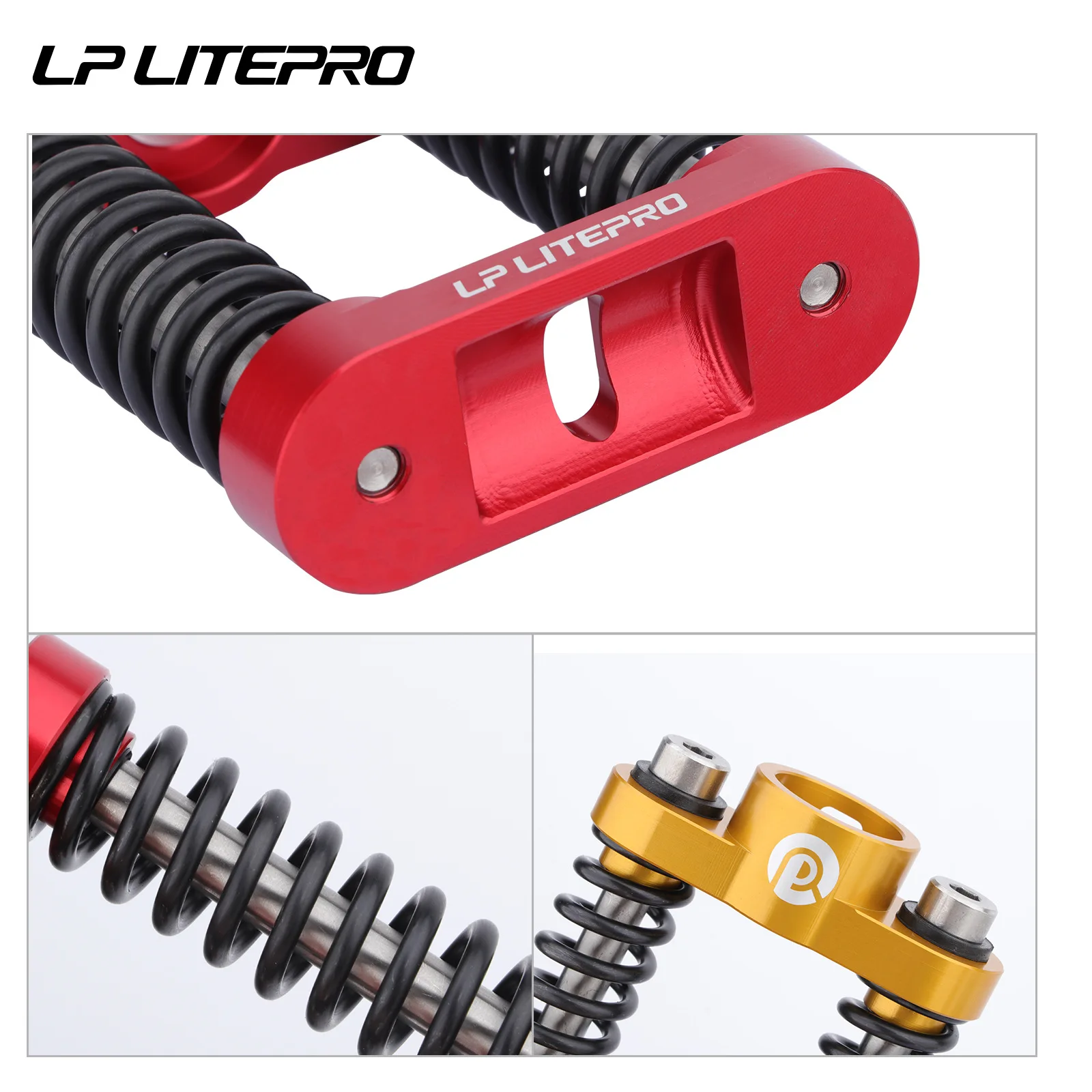 Litepro-ダブルスプリングショックアブソーバー付き折りたたみ