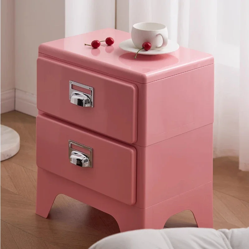 Fashionable Cream Style Children's Bedside Table Creative Modern Small Bedroom Storage Cabinet Sofa Side Storage Cabinet