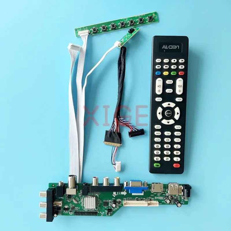 

Fit LP140WH8-TLA1/TLC1 Driver Controller Card USB+DHMI+VGA+2AV DVB Digital Signal 40-Pin LVDS Laptop Screen 1366*768 DIY Kit 14"