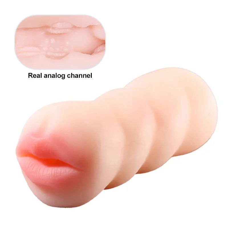 Realistic Vagina Deep Throat Artificial Pussy Anal Anus Oral Male Masturbator Blowjob Masturbation Cup Sex Toys For Men Adults male masturbator,anal sex toys