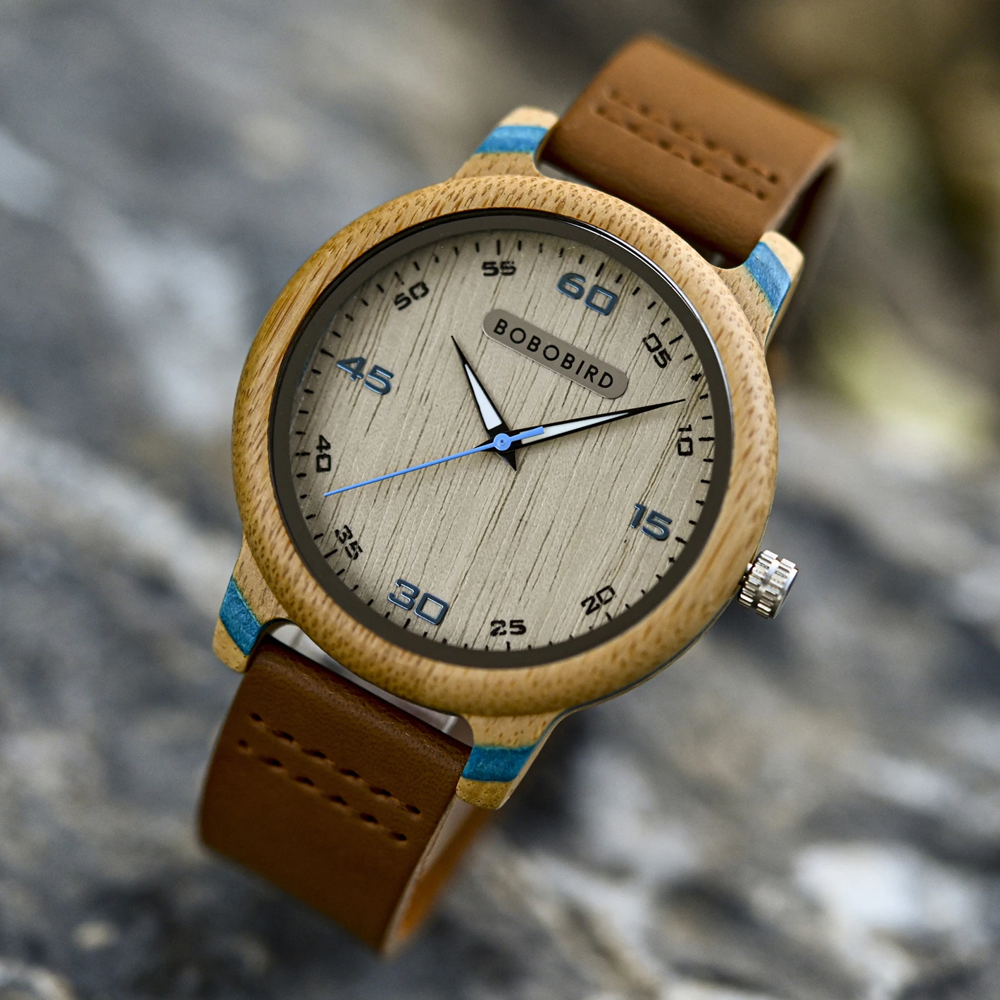 BOBO BIRD Bamboo Wood Watches Men Top Luxury Personalized