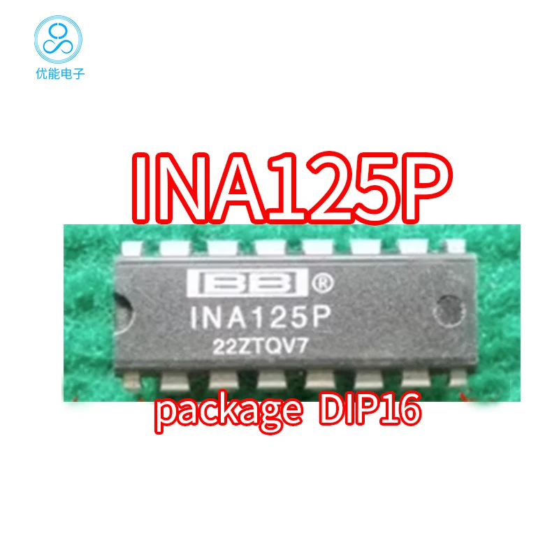 

Импортный встроенный инструмент усилитель INA125 INA125P INA125PA DIP-16