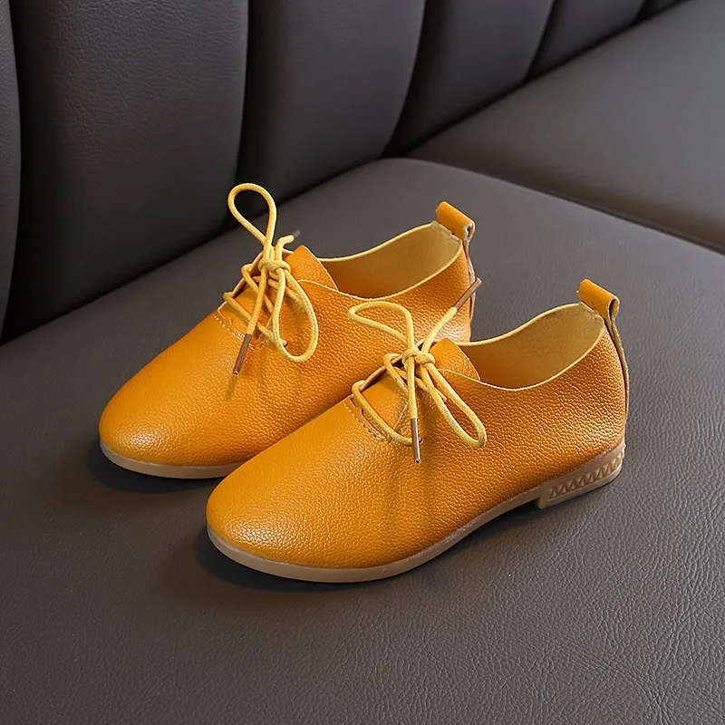 Leather Shoes kids shoes For Autumn Girls Boys Children